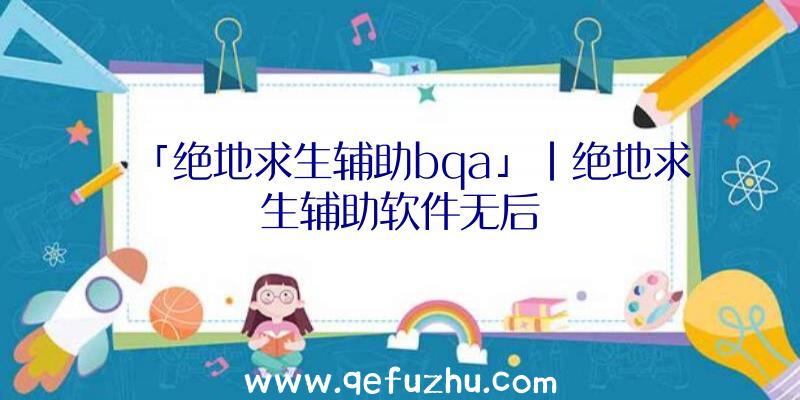 「绝地求生辅助bqa」|绝地求生辅助软件无后